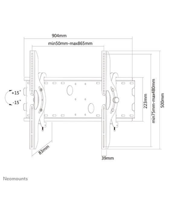 Neomounts Soporte de pared para TV