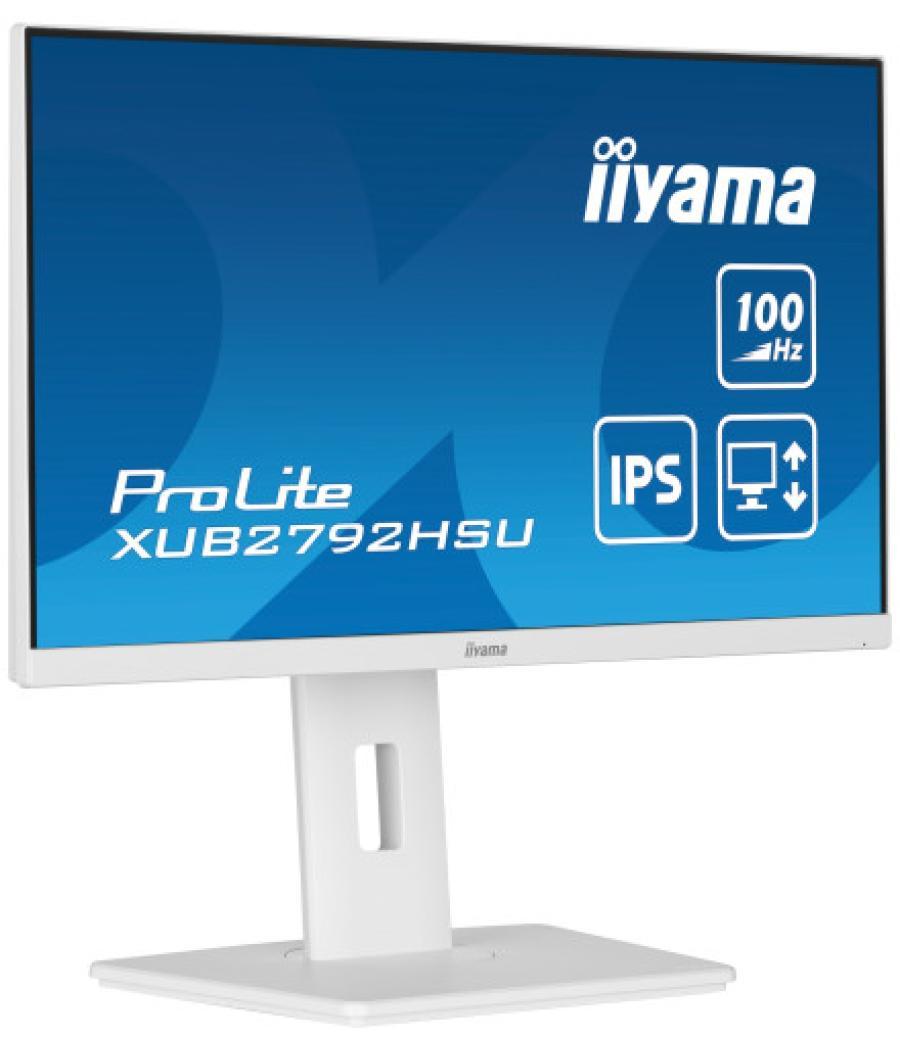 Iiyama prolite xub2792hsu-w6 led display 68,6 cm (27") 1920 x 1080 pixeles full hd blanco