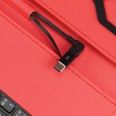 Funda con Teclado Subblim Keytab Pro USB para Tablets de 10.1'/ Roja - Imagen 5