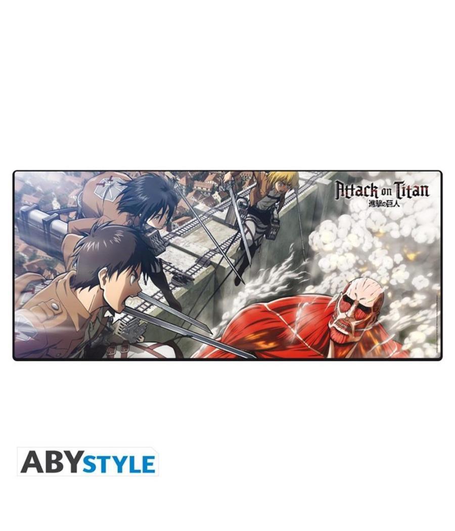 Alfombrilla abystyle attack on titan eren vs titan colosal