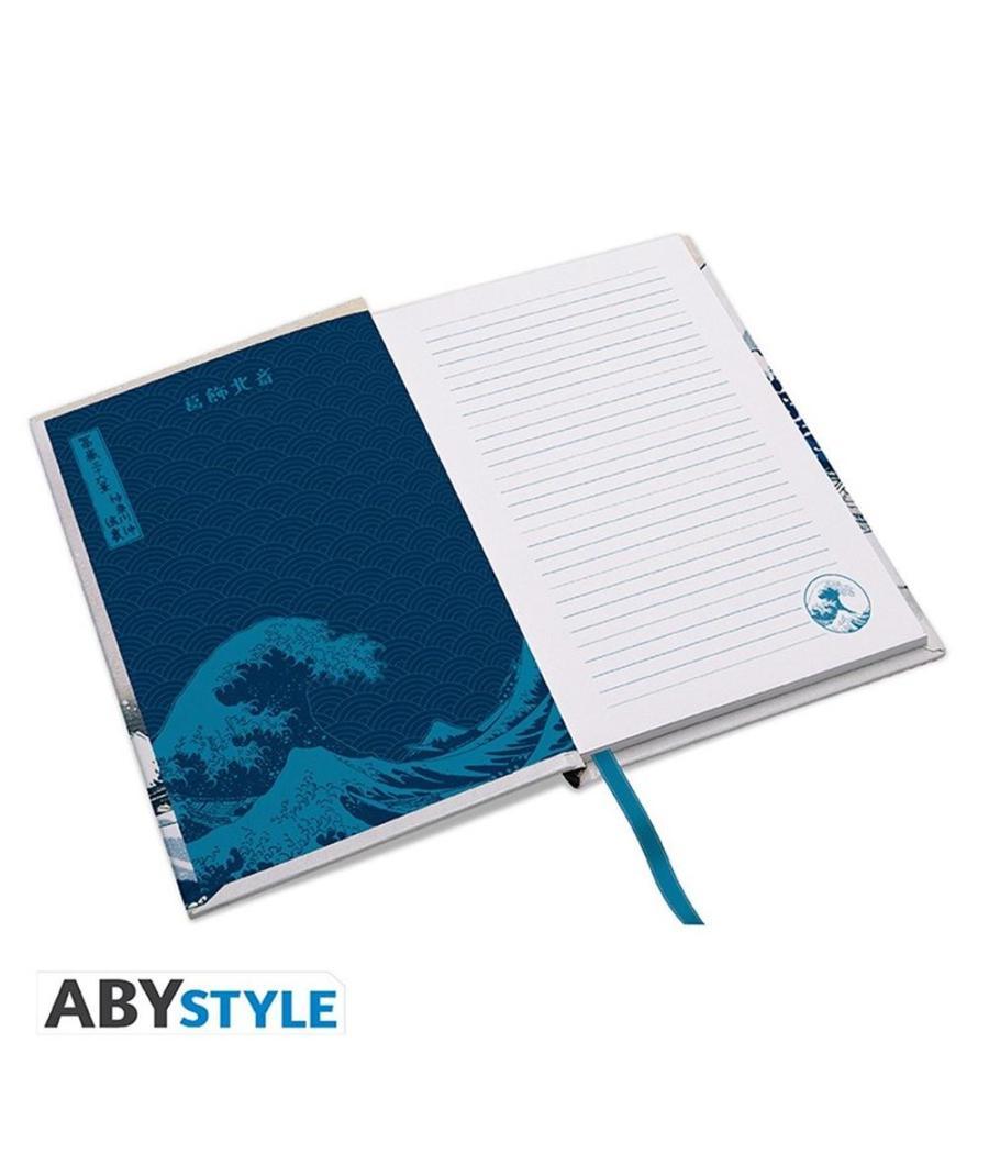 Cuaderno de notas a5 abystyle hokusai la gran ola