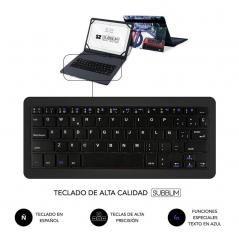 Funda con Teclado Subblim Keytab Pro USB England para Tablets de 10.1' - Imagen 4
