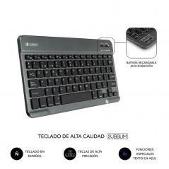 Funda con Teclado Subblim Keytab Pro Bluetooth para Tablets de 10.1'/ Purpura - Imagen 5