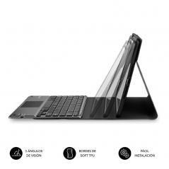 Funda con Teclado Subblim Keytab Pro BL Bluetooth Touchpad para iPad Pro 12.9' 2021-20/ Negra - Imagen 4