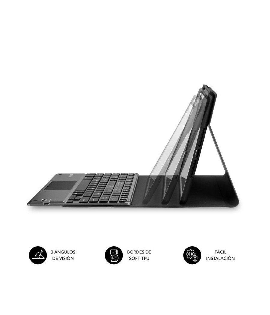 Funda con Teclado Subblim Keytab Pro BL Bluetooth Touchpad para iPad Pro 12.9' 2021-20/ Negra - Imagen 4