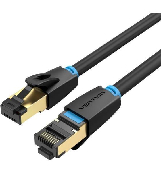 Cable de red rj45 sftp vention ikabh cat.8/ 2m/ negro