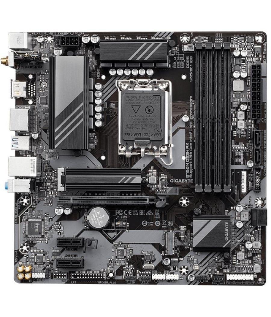 Placa base gigabyte b760m ds3h ax socket 1700/ micro atx