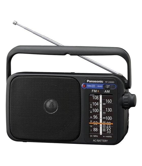 Radio portátil panasonic rf-2400deg-k/ negra