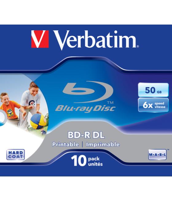 Verbatim 43736 disco blu-ray lectura/escritura (BD) BD-R 50 GB 10 pieza(s)