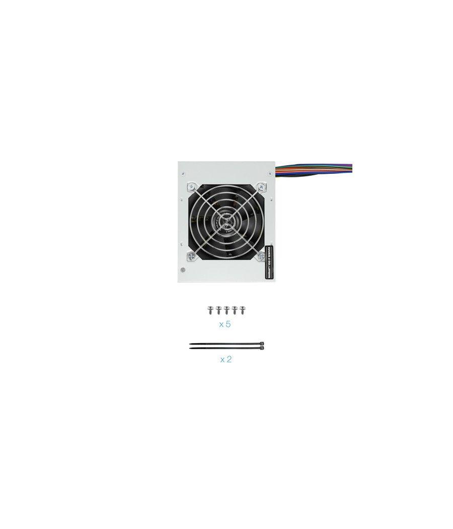 TooQ Fonte Ecopower II unidad de fuente de alimentación 500 W 20+4 pin ATX SFX Plata - Imagen 11