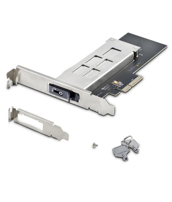 StarTech.com Tarjeta PCIe x4 a SSD NVMe M.2 - Rack Móvil Backplane con Bandeja Removible Hot Swap Intercambiable en Caliente - B