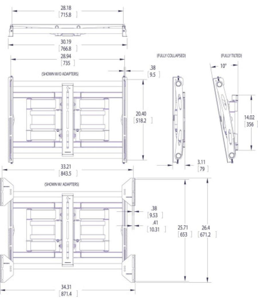 Vogels gama profesional pfw 6000 series negro