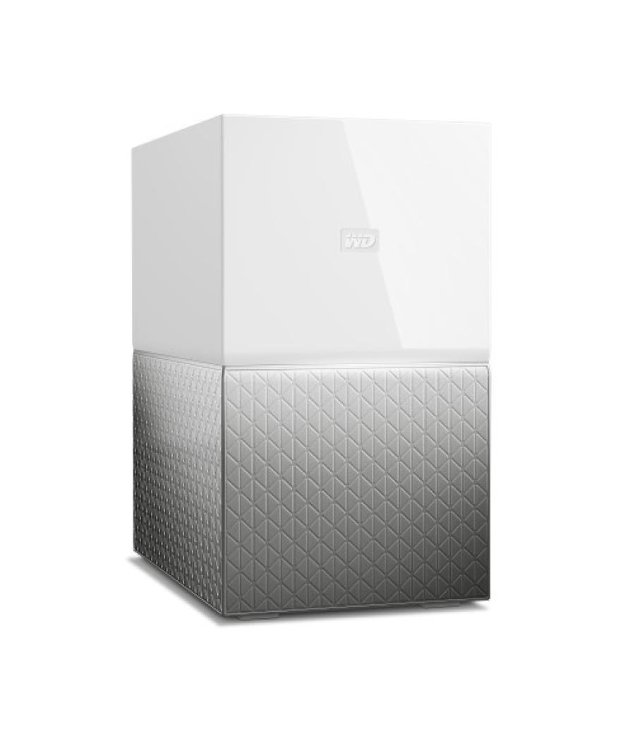 Western digital my cloud home duo dispositivo de almacenamiento personal en la nube 12 tb ethernet blanco