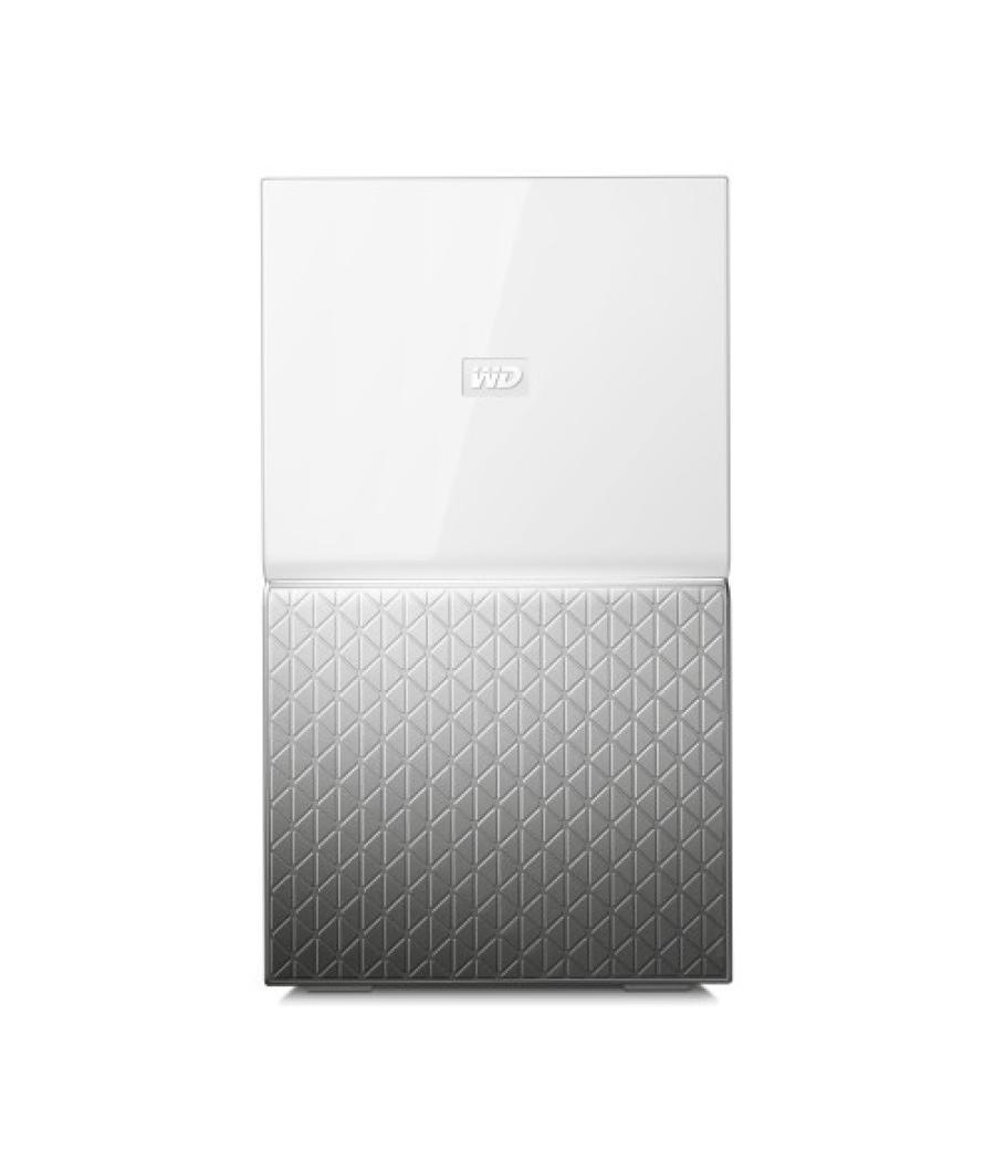 Western digital my cloud home duo dispositivo de almacenamiento personal en la nube 12 tb ethernet blanco