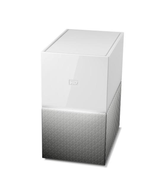 Western digital my cloud home duo dispositivo de almacenamiento personal en la nube 12 tb ethernet blanco