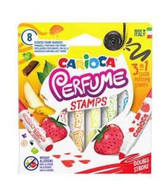 Carioca rotulador perfume stamps colores - caja de 8