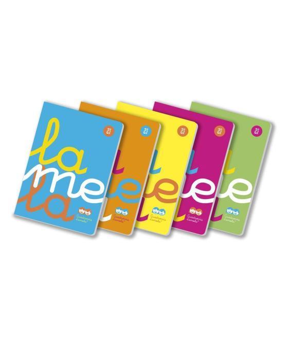 Lamela libreta grapada 50h a4 90gr cuadrovía 3mm cubierta pp c/surtidos