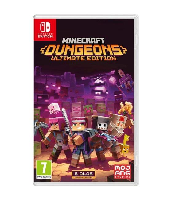 Juego para consola nintendo switch minecraft dungeons: ultimate edition