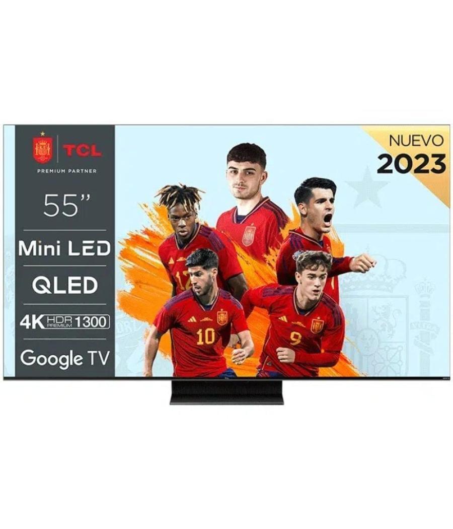 Televisor tcl qled-mini led 55c805 55'/ ultra hd 4k/ smart tv/ wifi