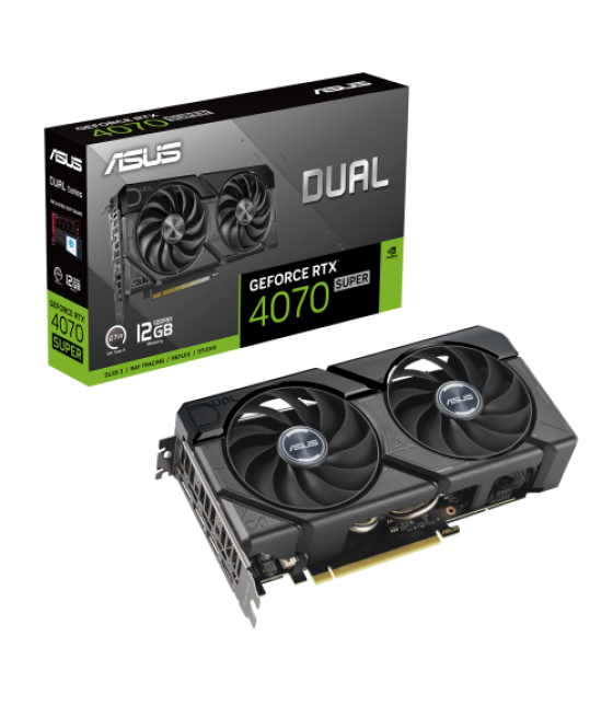 Asus dual -rtx4070s-12g-evo nvidia geforce rtx 4070 super 12 gb gddr6x