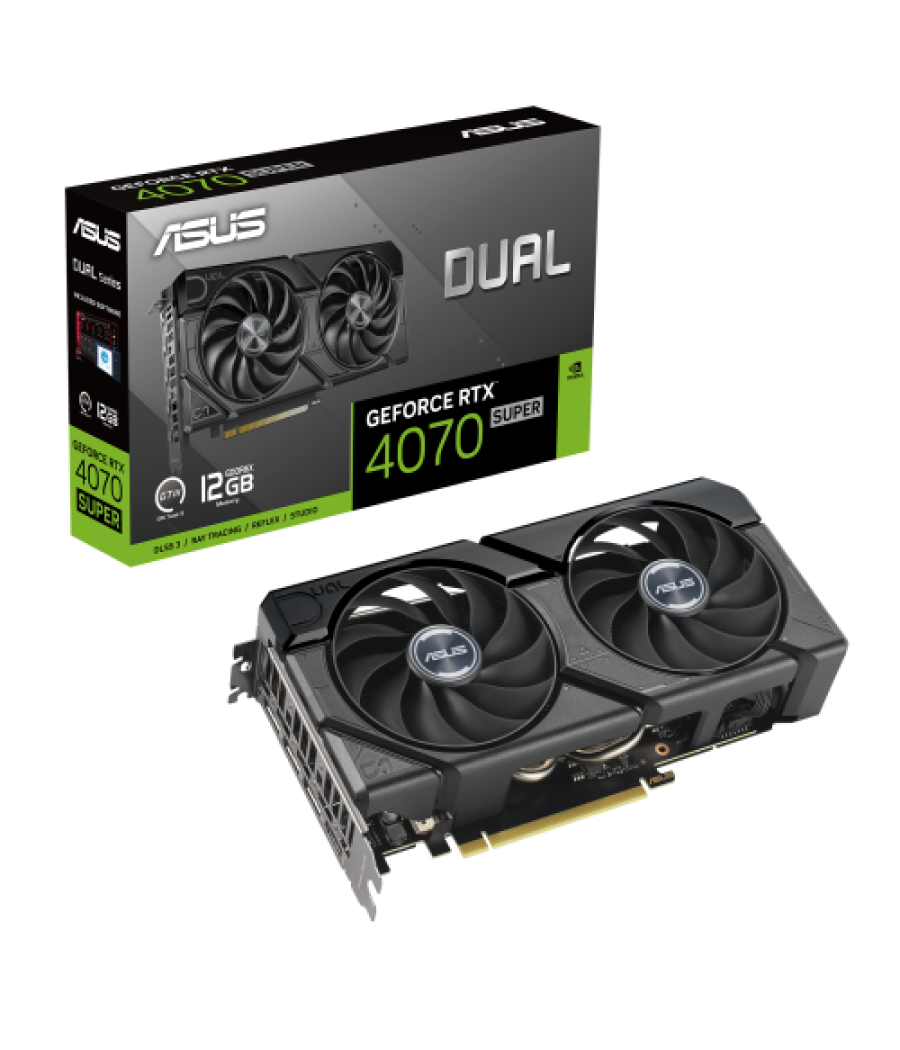 Asus dual -rtx4070s-12g-evo nvidia geforce rtx 4070 super 12 gb gddr6x