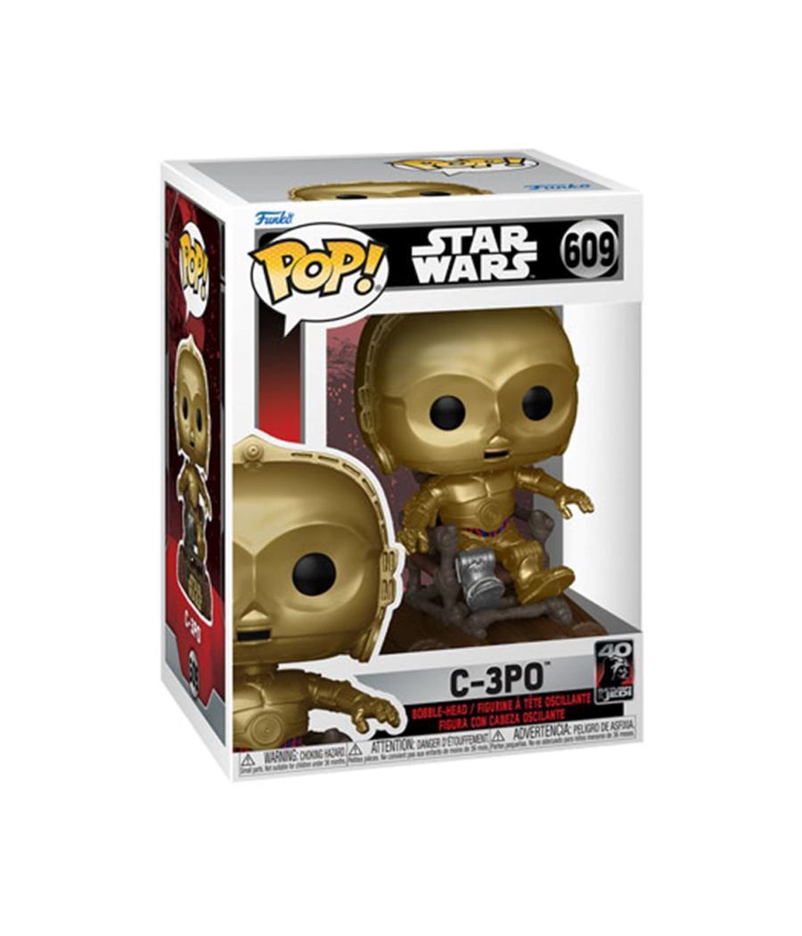 Funko pop star wars retorno del jedi 40 aniversario c - 3po en silla 70744