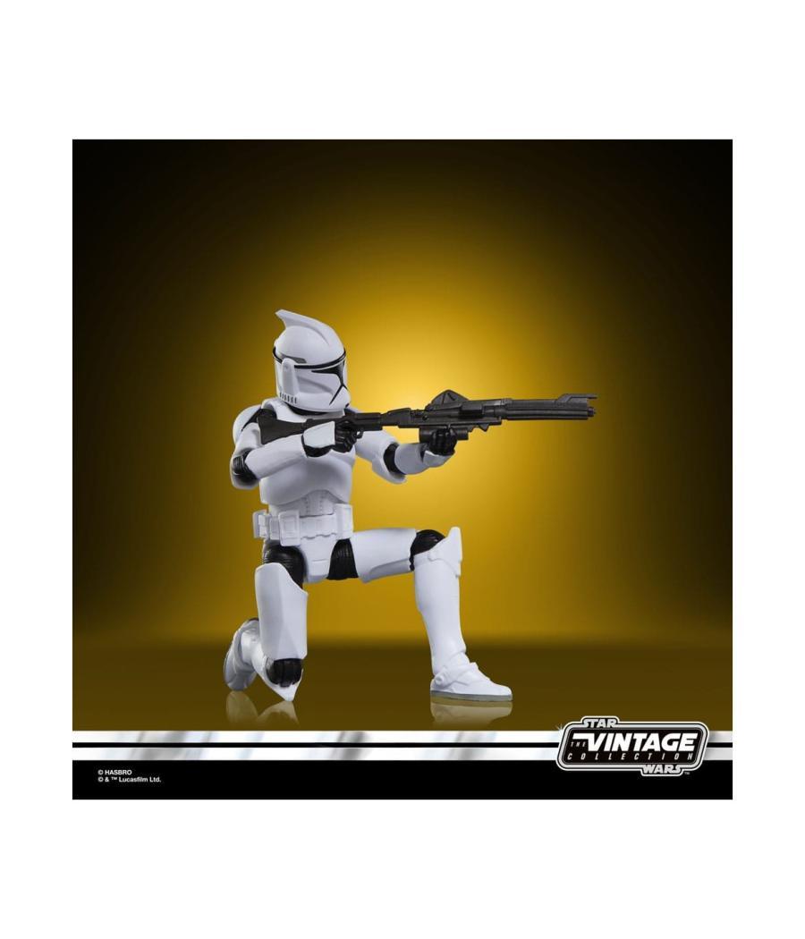 Figura hasbro star wars the vintage collection attack of the clones phase 1 clone trooper