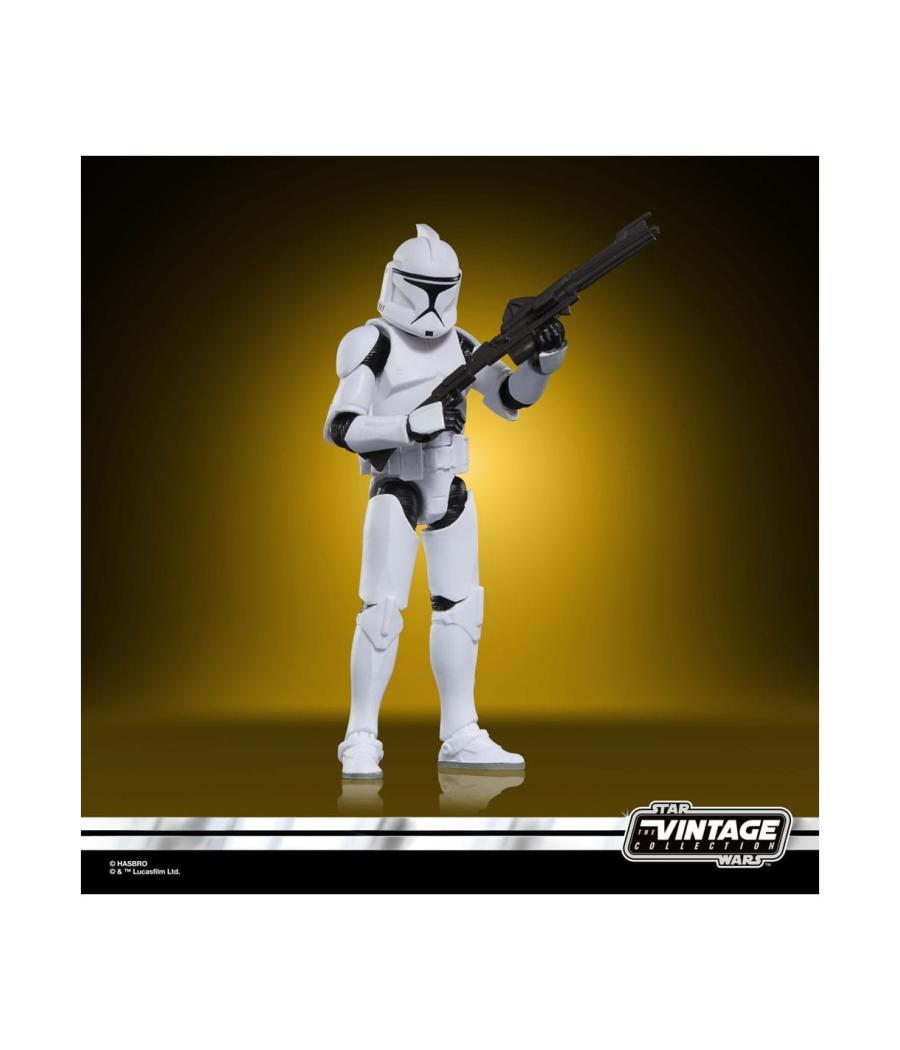 Figura hasbro star wars the vintage collection attack of the clones phase 1 clone trooper