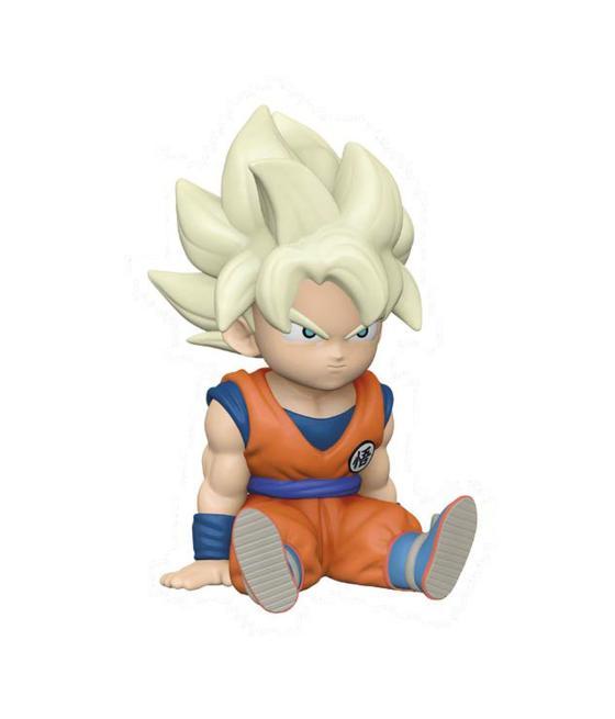 Figura hucha plastoy dragon ball super saiyan son goku