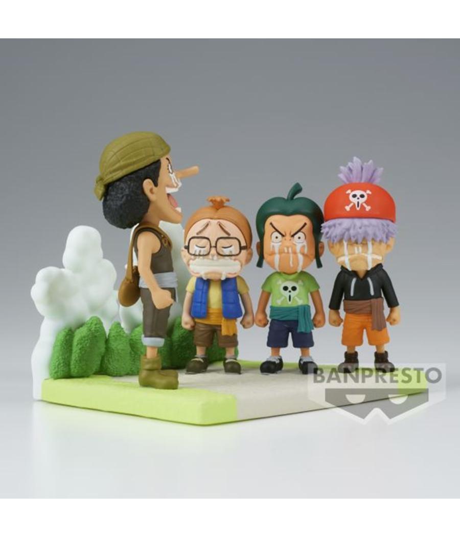 Figura banpresto one piece world collectable log stories usopp pirates 7cm