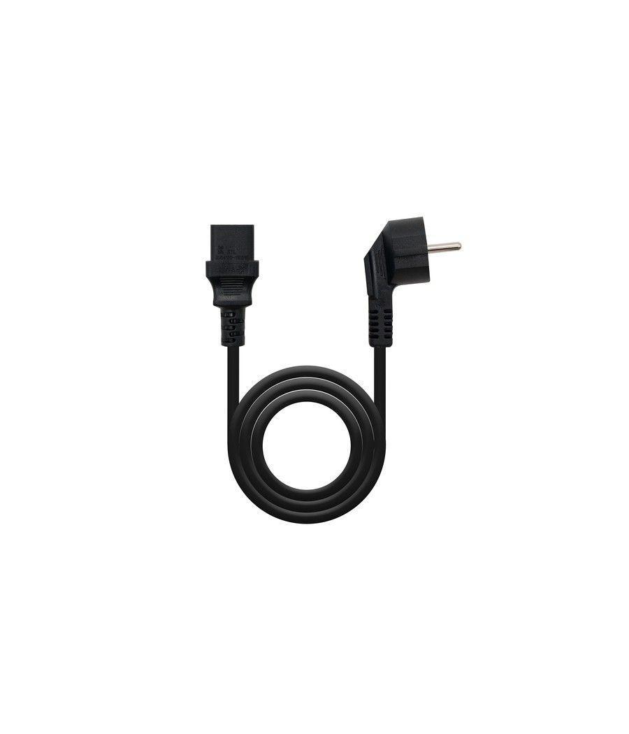 Nanocable 10.22.0103 cable de transmisión Negro 3 m C13 acoplador CEE7/7 - Imagen 1