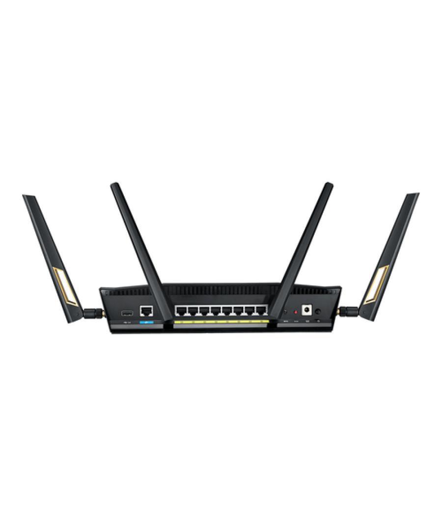 ASUS RT-AX88U router inalámbrico Gigabit Ethernet Doble banda (2,4 GHz / 5 GHz) 4G Negro