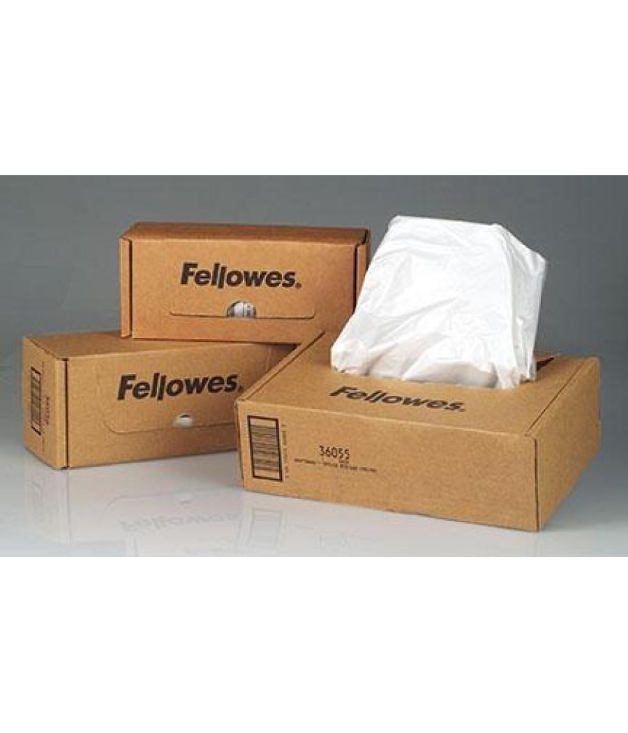 Fellowes pack de 100 bolsas destructoras (23-28 litros capacidad)