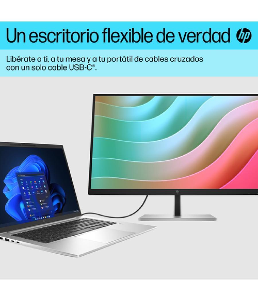 HP E-Series E27k G5 68,6 cm (27") 3840 x 2160 Pixeles 4K Ultra HD Negro, Plata