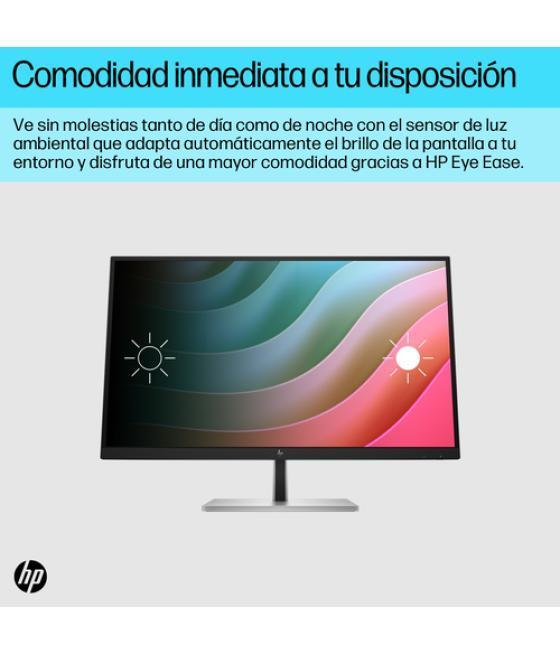 HP E-Series E27k G5 68,6 cm (27") 3840 x 2160 Pixeles 4K Ultra HD Negro, Plata