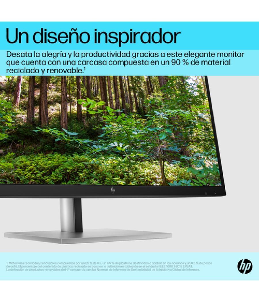 HP E-Series E27k G5 68,6 cm (27") 3840 x 2160 Pixeles 4K Ultra HD Negro, Plata