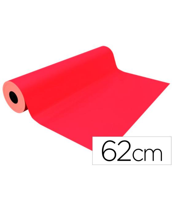 Papel de regalo basika metalizado rojo bobina ancho 62 cm longitud 80 m