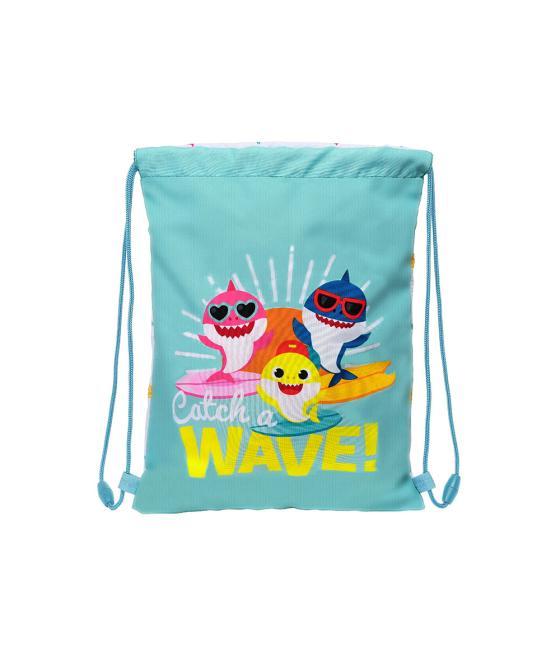 Saco plano safta junior baby shark surfing 10x260x340 mm