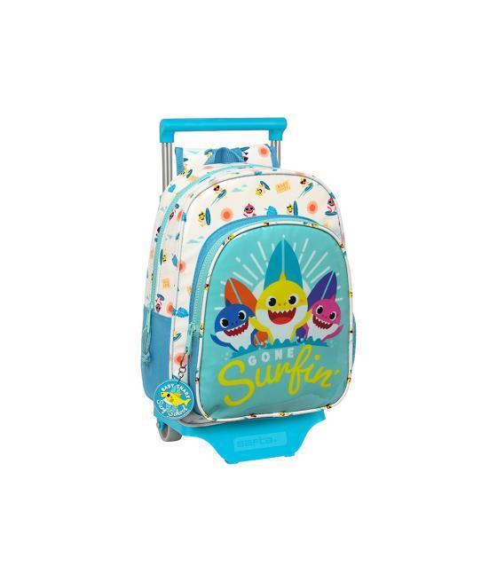 Mochila safta baby shark surfing 110x260x340 mm
