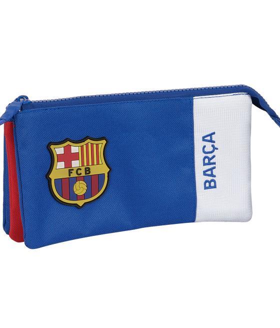 Bolso escolar portatodo safta triple f.c. barcelona 2 equipacion 23/24 30x220x120 mm