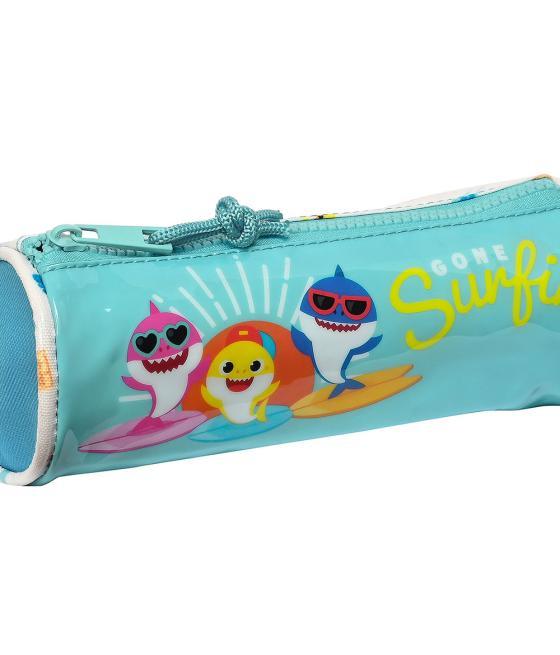 Bolso escolar portatodo safta redondo baby shark surfing 70x200x70 mm