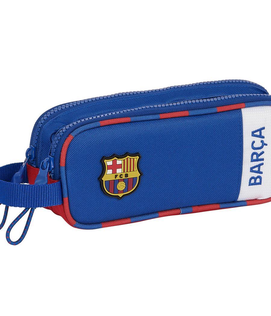 Bolso escolar portatodo safta doble f.c. barcelona 2 equipacion 23/24 60x210x80 mm