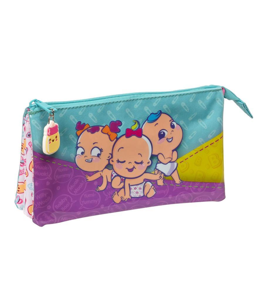 Bolso escolar portatodo safta triple the bellies 120x220x30 mm