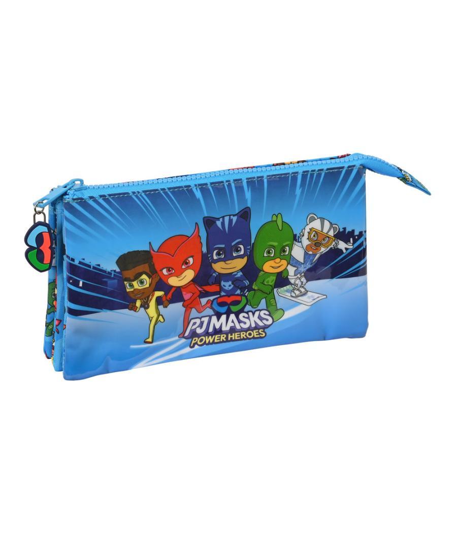 Bolso escolar portatodo safta triple pjmask 120x220x30 mm