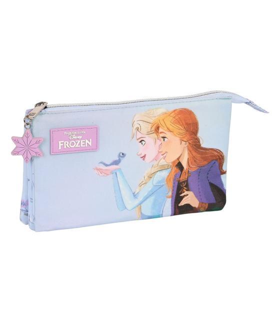 Bolso escolar portatodo safta triple frozen ii believe 120x220x30 mm