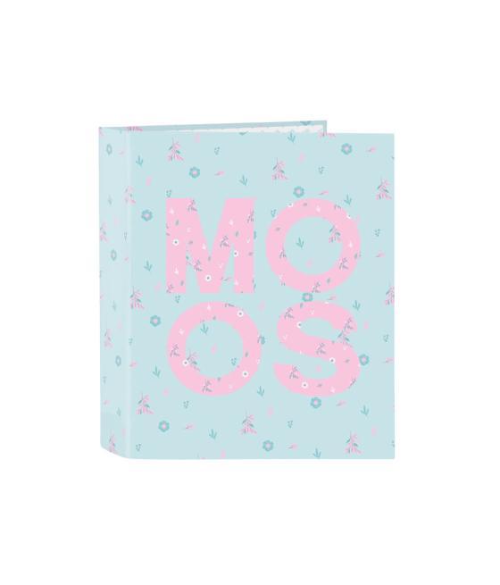 Carpeta 4 anillas lomo ancho safta folio moos garden