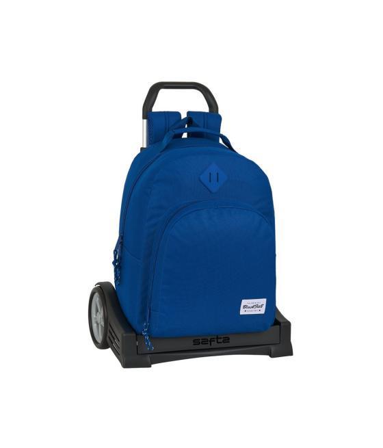Cartera escolar safta con carro blackfit8 \"oxford\" 320x150x420 mm