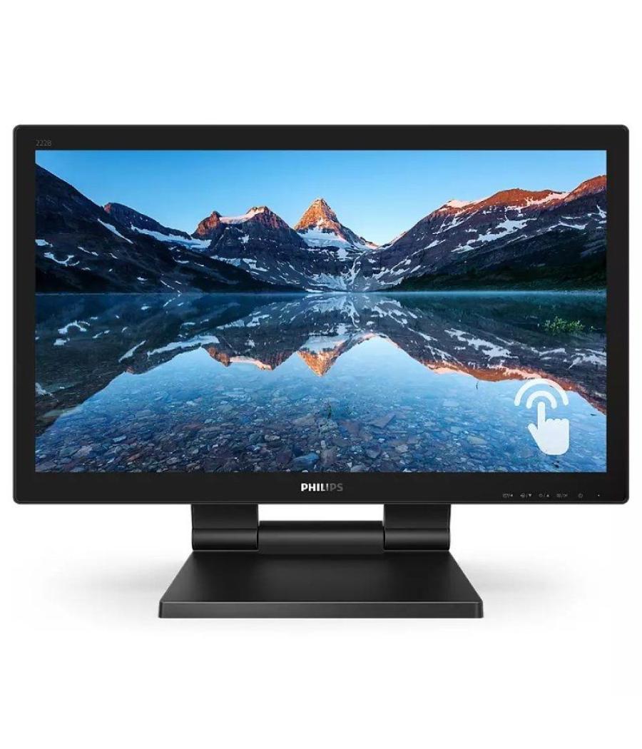 Monitor profesional táctil philips 222b9t 21.5'/ full hd/ multimedia/ negro