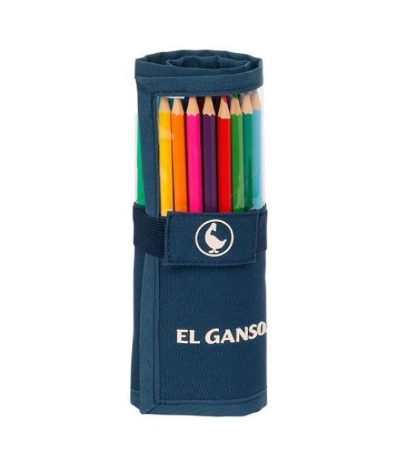 Safta plumier enrollable 27 piezas el ganso classic