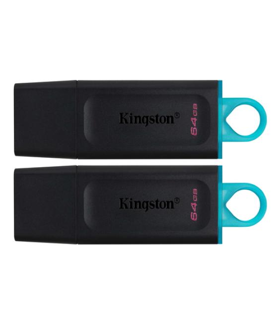 Kingston Technology DataTraveler Exodia unidad flash USB 64 GB USB tipo A 3.2 Gen 1 (3.1 Gen 1) Negro